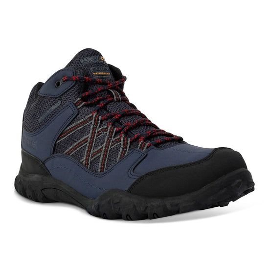 Regatta Edgepoint Mens MID WP Navy/Rio Red