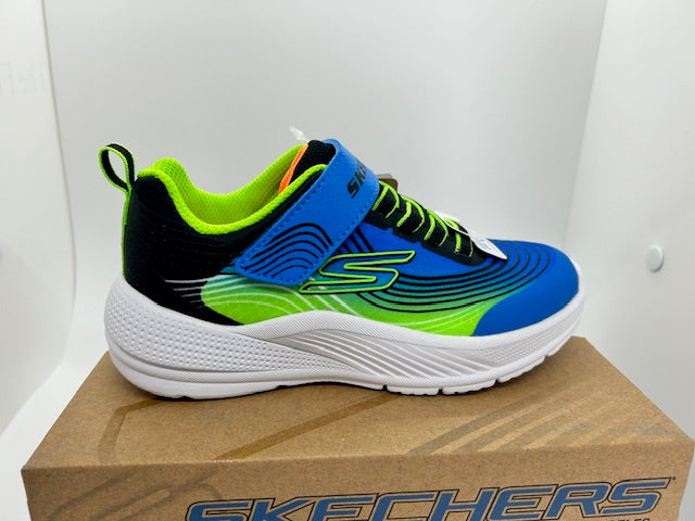 Skechers Microspec Advance blue/lime