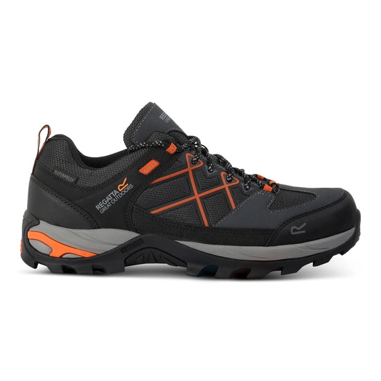 Regatta Mens Samaris III Low granite/blaze orange