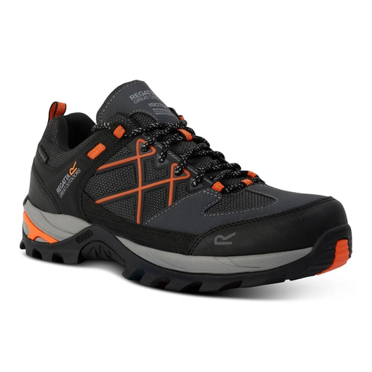 Regatta Mens Samaris III Low granite/blaze orange