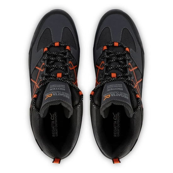 Regatta Mens Samaris III Low granite/blaze orange
